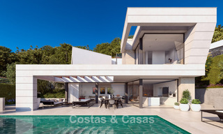 Moderne, luxe nieuwbouwvilla met uitzicht op zee te koop in een groene, rustige omgeving ten oosten van Malaga centrum 782552 