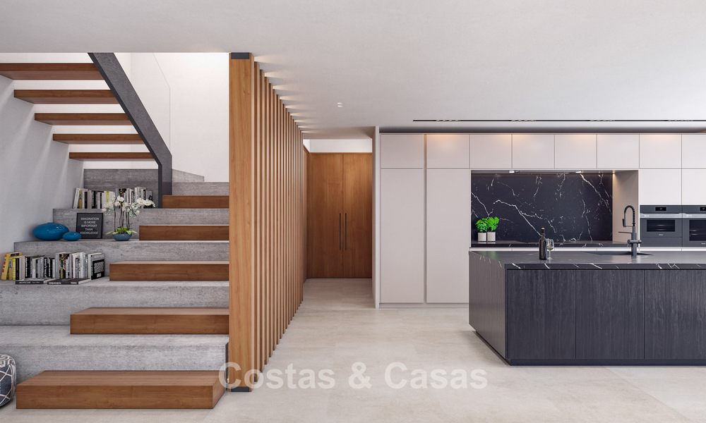 Geavanceerde nieuwbouwvilla met zeezicht te koop in een nieuw, gated community ten oosten van Malaga 782555