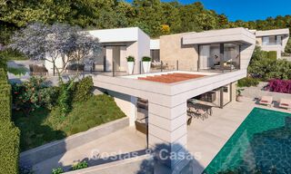 Geavanceerde nieuwbouwvilla met zeezicht te koop in een nieuw, gated community ten oosten van Malaga 782561 