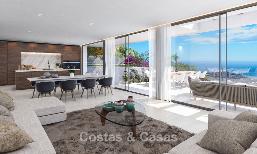 High-end nieuwbouwvilla met zeezicht te koop in een groene omgeving ten oosten van Malaga centrum 782566