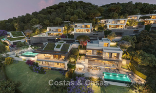 Moderne nieuwbouwvilla met panoramisch zeezicht te koop omgeven door groen ten oosten van Malaga centrum 782581 