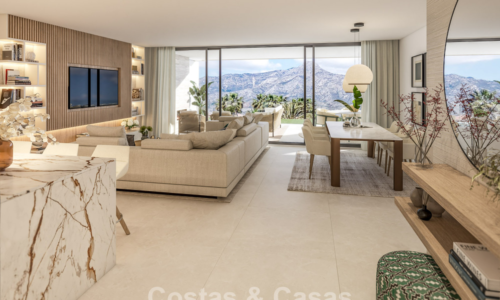 Lancering! Stijlvolle nieuwbouwappartementen te koop in Nueva Andalucia’s golfvallei, Marbella 782141