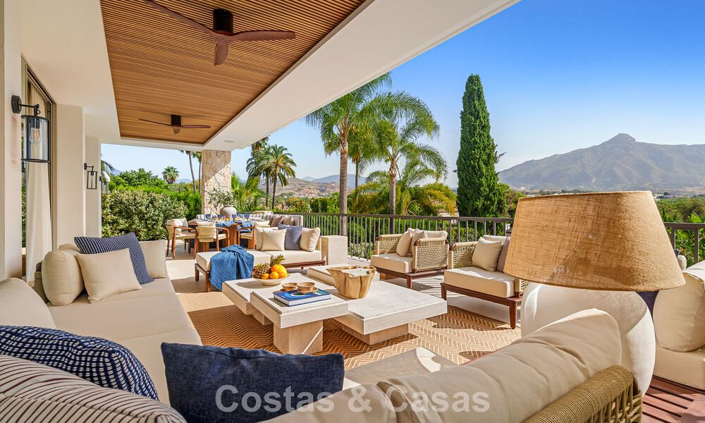 Instapklare, stijlvol gerenoveerde luxevilla te koop in het hart van Nueva Andalucia’s golfvallei, Marbella 783161