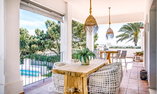 Instapklare, mediterrane familievilla te koop in een gated golfresort op de New Golden Mile tussen Marbella en Estepona 782181 