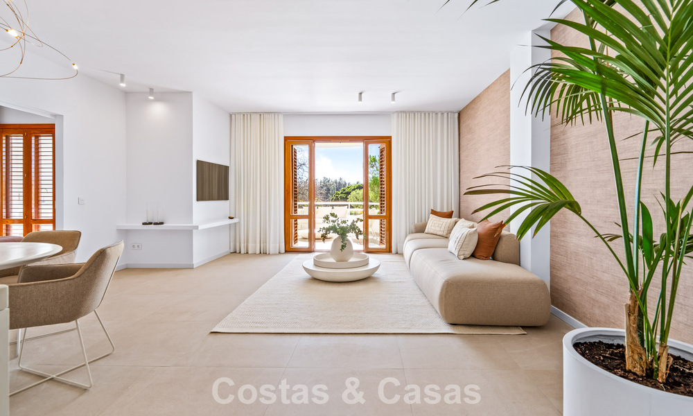 Instapklaar, modern gerenoveerd 3-slaapkamer appartement in een eerstelijns golfcomplex in Nueva Andalucia, Marbella 782264