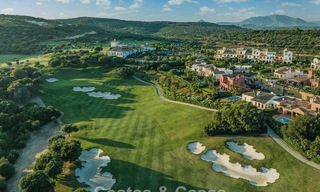 Nieuwe high-end luxevilla met golf- en zeezicht te koop in La Reserva Club in Sotogrande, Costa del Sol 782030 