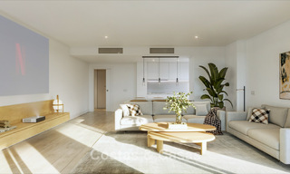 Nieuw project met hedendaagse luxe appartementen te koop op loopafstand van het strand en zeezicht in West Estepona 783269 