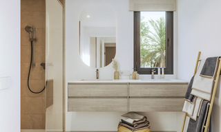 Nieuw project met hedendaagse luxe appartementen te koop op loopafstand van het strand en zeezicht in West Estepona 783272 