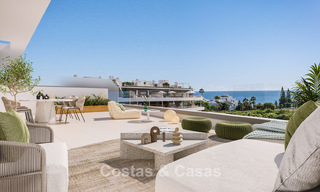Nieuwe, hedendaagse appartementen met prachtig zeezicht te koop nabij Estepona centrum 783347 