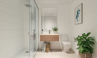Nieuwe, hedendaagse appartementen met prachtig zeezicht te koop nabij Estepona centrum 783351 
