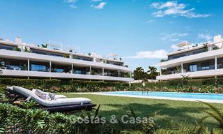 Nieuwe, hedendaagse appartementen met prachtig zeezicht te koop nabij Estepona centrum 783356 