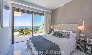 Geavanceerd appartement met zeezicht te koop in een gated boutique complex in de heuvels van Marbella - Benahavis 783491 