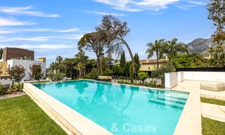 Eigentijdse villa te koop op loopafstand van het strand en voorzieningen in Marbella stad 783508 