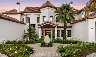 Eerstelijnsgolf villa met golf- en zeezicht te koop in het prestigieus 5* Golfresort in Marbella - Benahavis 783360 