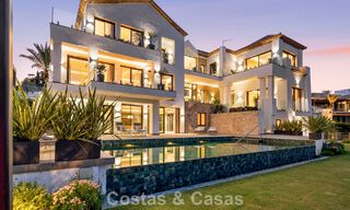 Eerstelijnsgolf villa met golf- en zeezicht te koop in het prestigieus 5* Golfresort in Marbella - Benahavis 783362 