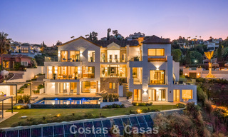 Eerstelijnsgolf villa met golf- en zeezicht te koop in het prestigieus 5* Golfresort in Marbella - Benahavis 783363 