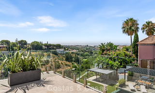 Eerstelijnsgolf villa met golf- en zeezicht te koop in het prestigieus 5* Golfresort in Marbella - Benahavis 783378 
