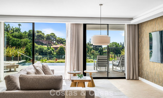Eerstelijnsgolf villa met golf- en zeezicht te koop in het prestigieus 5* Golfresort in Marbella - Benahavis 783379 