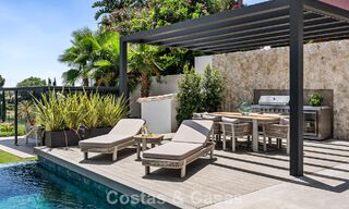Eerstelijnsgolf villa met golf- en zeezicht te koop in het prestigieus 5* Golfresort in Marbella - Benahavis 783386 