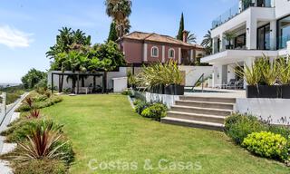 Eerstelijnsgolf villa met golf- en zeezicht te koop in het prestigieus 5* Golfresort in Marbella - Benahavis 783387 