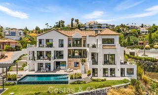 Eerstelijnsgolf villa met golf- en zeezicht te koop in het prestigieus 5* Golfresort in Marbella - Benahavis 783395 
