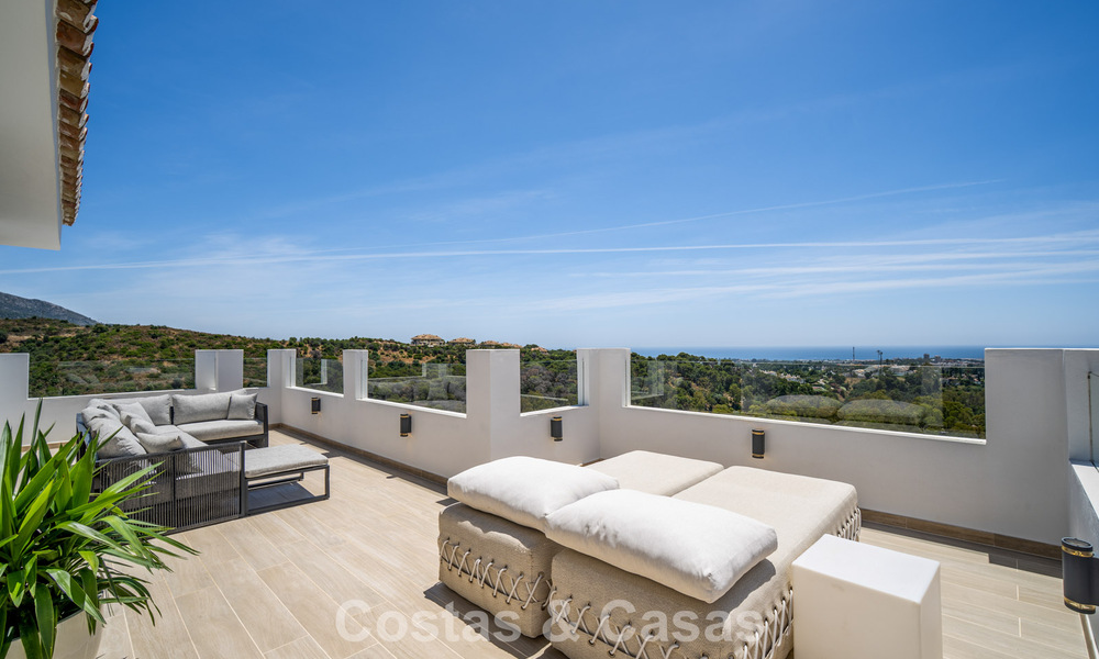 Luxueuze, hedendaagse mediterrane villa te koop in de heuvels van Nueva Andalucia, Marbella 783216