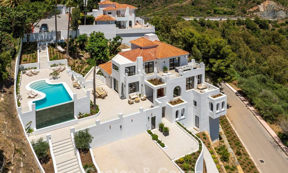 Luxueuze, hedendaagse mediterrane villa te koop in de heuvels van Nueva Andalucia, Marbella 783225