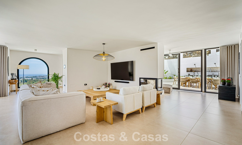 Luxueuze, hedendaagse mediterrane villa te koop in de heuvels van Nueva Andalucia, Marbella 783245