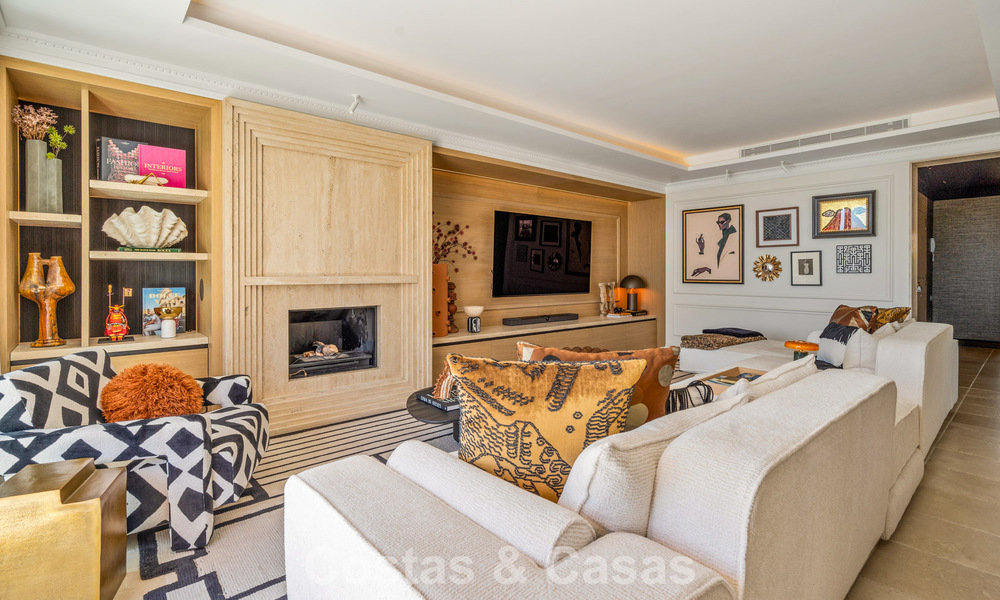 Ultra-luxueus duplex penthouse met bekroond interieur te koop in Los Flamingos Golf Resort in Marbella - Benahavis 782830