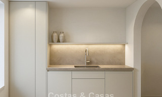 Modern gerenoveerd appartement met prachtig zeezicht te koop op een steenworp van het strand op Marbella’s Golden Mile 783795 