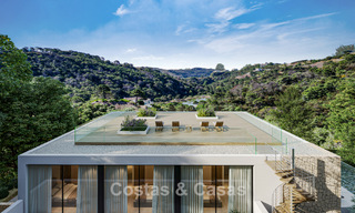 Off-plan nieuwbouwvilla met geavanceerde architectuur te koop in de heuvels van Marbella - Benahavis 783397 