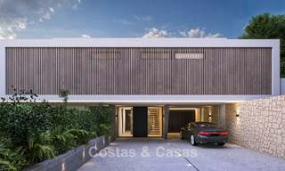 Off-plan nieuwbouwvilla met geavanceerde architectuur te koop in de heuvels van Marbella - Benahavis 783402 