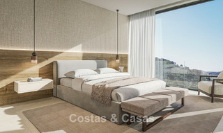Off-plan nieuwbouwvilla met geavanceerde architectuur te koop in de heuvels van Marbella - Benahavis 783406 
