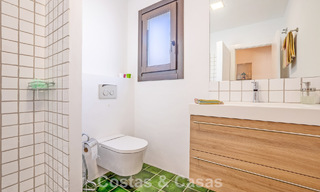 Instapklare, gelijkvloerse luxevilla te koop eerstelijns golf in een toonaangevend resort in Mijas, Costa del Sol 783920 