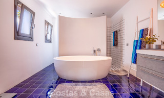 Instapklare, gelijkvloerse luxevilla te koop eerstelijns golf in een toonaangevend resort in Mijas, Costa del Sol 783929 