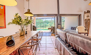 Instapklare, gelijkvloerse luxevilla te koop eerstelijns golf in een toonaangevend resort in Mijas, Costa del Sol 783952 