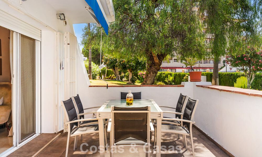 Ruim begane grond appartement in een gated complex op loopafstand van het strand en Puerto Banus, Marbella 783911