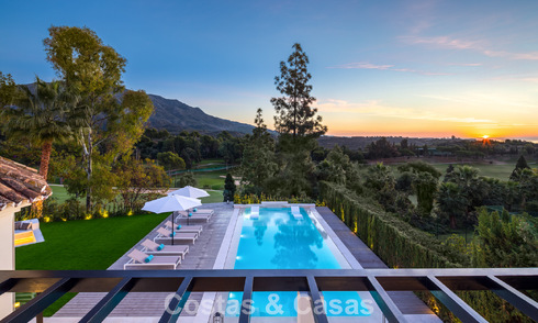 Luxueuze, moderne Mediterrane villa te koop, eerstelijns Aloha golf in Nueva Andalucia’s vallei, Marbella 784078