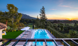 Luxueuze, moderne Mediterrane villa te koop, eerstelijns Aloha golf in Nueva Andalucia’s vallei, Marbella 784078 