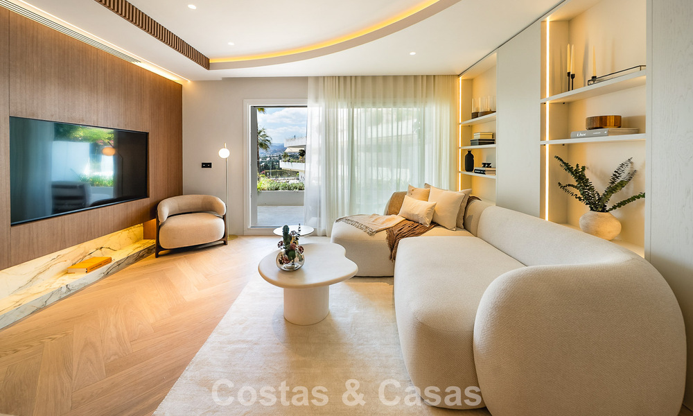 Luxueus gerenoveerd, 3-slaapkamer appartement te koop met panoramisch uitzicht op Marbella’s Golden Mile 784218