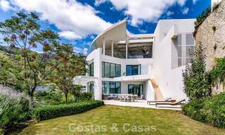 Contemporain luxe appartement met zeezicht te koop in een boutique complex nabij Marbella stad 784612 