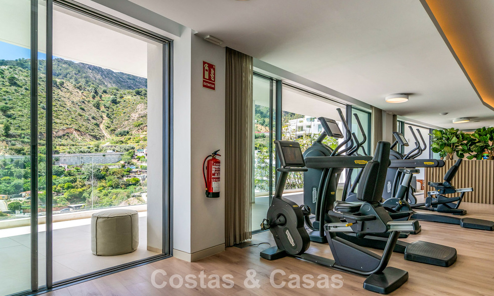 Contemporain luxe appartement met zeezicht te koop in een boutique complex nabij Marbella stad 784618