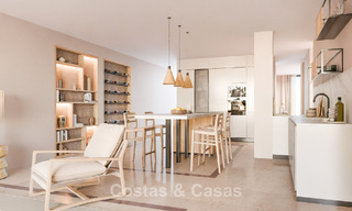 Gerenoveerd appartement met zeezicht te koop in een frontlijn strandcomplex op loopafstand van Puerto Banus, Marbella 784682 