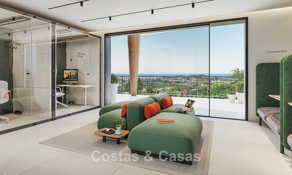Lancering! Stijlvolle appartementen met panoramisch zeezicht te koop, eerstelijnsgolf in Mijas Costa, Costa del Sol 784994