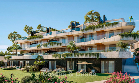 Pre-lancering! Luxueuze nieuwbouwappartementen te koop in de groene heuvels van Elviria, ten oosten van Marbella centrum 785009
