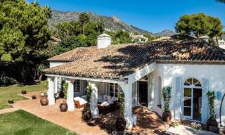 Prachtige, mediterrane luxevilla te koop in een afgeschermde urbanisatie op de Golden Mile van Marbella 785115 