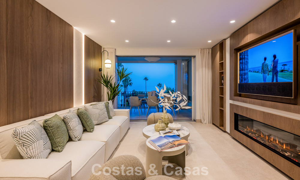Luxe appartement met zeezicht te koop in een exclusief strandcomplex op de New Golden Mile tussen Marbella en Estepona 785211