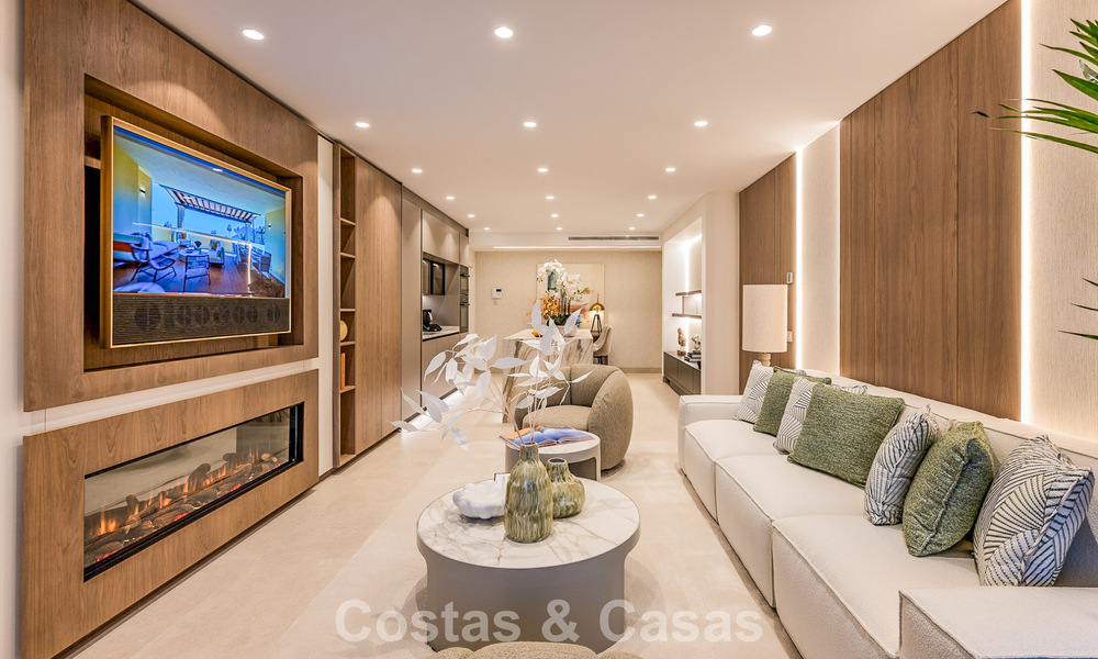 Luxe appartement met zeezicht te koop in een exclusief strandcomplex op de New Golden Mile tussen Marbella en Estepona 785218