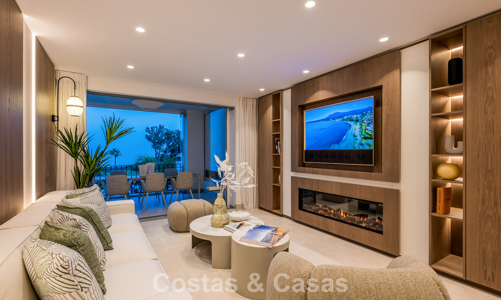 Luxe appartement met zeezicht te koop in een exclusief strandcomplex op de New Golden Mile tussen Marbella en Estepona 785230