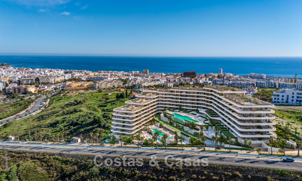 Lancering! Innovatieve off-plan appartementen met panoramisch berg- en zeezicht te koop nabij Estepona centrum 785254